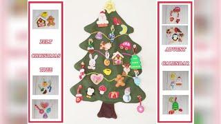 Felt Christmas Tree Advent Calendar / Felt Toys / Handzy Craft