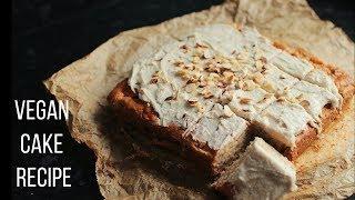 Vegan Apple Cake with Buttercream Frosting // Mina Rome