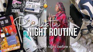 my REAL night routine before the first day of school! *my sleep schedule is ruined*