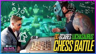 CAN ORANGE CASSIDY TAKE DOWN LUCHASAURUS IN CHESS? | The Callout