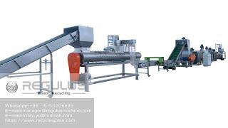 500kg/h Full Auto Waste PET Plastic Recycling Machine