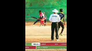 Riyaz nm reverse sweep #underarmcricket #bedramedia #bedramedialivematch #viraltiktok#cricketfans