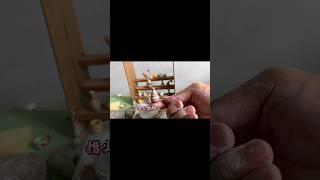 【指尖陶藝】教你做一個可愛的紋胎小花瓶，快來試試吧！ | 小江陶藝 #diy #craft #handicraft