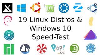 Linux vs Windows Benchmarking Speed Test 20 Distros Arch Ubuntu Debian KDE XFCE GNOME Big Comparison