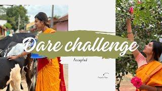 | Dare challenge accepted | village |  #varsha #YouTube #varsha_kaveri