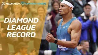 Michael Norman breaks 400m Diamond League record in Eugene - Wanda Diamond League