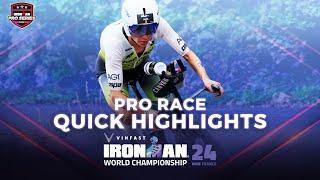 Pro Race Quick Highlights | 2024 VinFast IRONMAN World Championship, Nice, Women's Edition