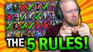 How to Know the BEST CHAMPION TO 6 STAR NEXT (5 Rules!) - Raid Shadow Legends Beginner Guide