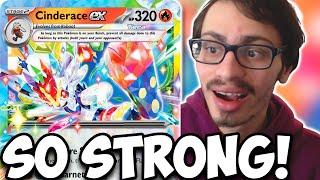 My Super Strong Cinderace ex Deck Destroyed Everyone On The Ladder!