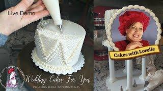 Old School Cake Decorating / Live Demonstration  Cakes with Lorelie