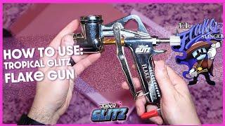 How to use a Dry Flake Gun #howto #painttutorial #stepbystep