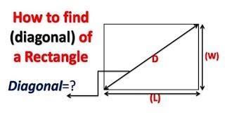 How to make Diagonal ! Diagonal kayse nikale ! Diagonal Formula ! Diagonal !