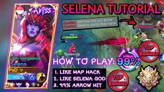 SELENA TUTORIAL 2024 | HOW TO PLAY SELENA | HOW TO ROTATE USING SELENA | SELENA TIPS & TRICKS | MLBB