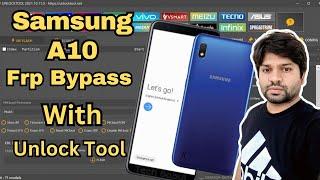 Samsung A10 Remove Frp With Unlock Tool | Erase Google Account With Pc | Za Mobile Tech