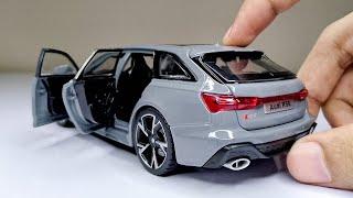 Unboxing Most Realistic Audi RS6 1:32 Scale Diecast Model Car ( With Opening Doors )