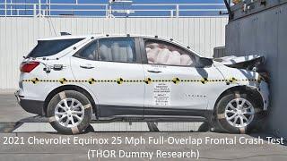 2021 Chevrolet Equinox Full-Overlap Unbelted Frontal Crash Test (THOR Dummy Assessment)