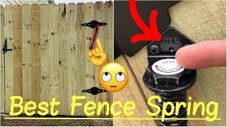 Best Fence Gate Spring for Self-Closing Gates | Fence Closes Automatically & Doesn't Get Stuck Open