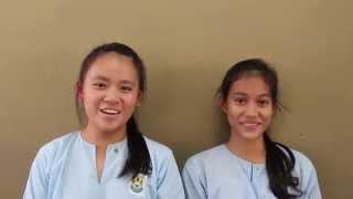 Wishes From Prefects Of SMKBU3 : Leanne & Keshia