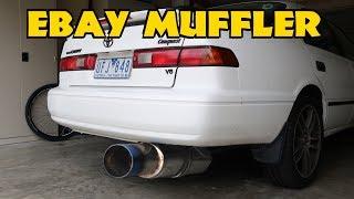 Ebay Muffler - Toyota Camry V6 1998 - Custom Muffler 99,00,01