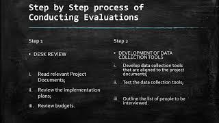 Steps in Project Evaluation that every Consultant should know