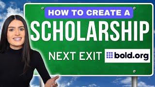 How to CREATE a Scholarship EASY