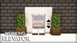 Minecraft: How to make an easy working Elevator in Minecraft