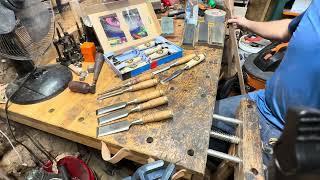 Harbor Freight v. Hirsch (Two Cherries) Chisel Comparison