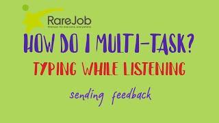 Multi-tasking tips for Online English Tutors (typing while listening)