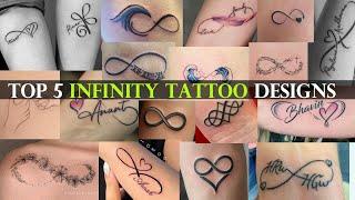 Top 5 Infinity tattoo designs for lovers/ What is the meaning of an infinity tattoo?