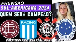 LAVINIA PREVÊ CAMPEÃO DA COPA SUL-AMERICANA 2024 