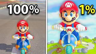 What if Mario Kart Tracks were 100x Smaller?!