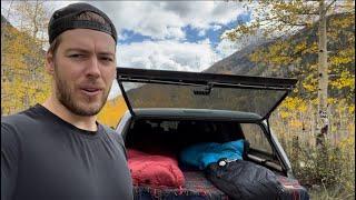 Truck Camping In Buena Vista Colorado. Caught in Snowstorm!