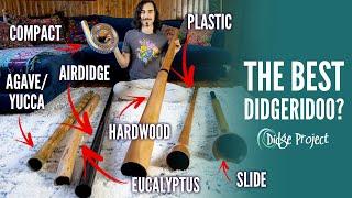 Didgeridoo Comparison: Eucalyptus, Yucca/Agave, Hardwood, Airdidge, Compact, Travel, WoodSlide etc.