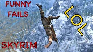 Funny-Skyrim Fails...