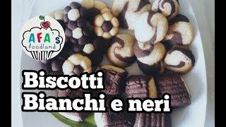 Come fare i Biscotti bianchi e neri? La ricetta di biscotti bianchi e neri I Afa's foodland