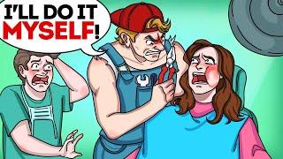 My husband won't let me go to a hospital