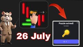 26 July Hamster Kombat Mini Game Puzzle Solution (Key 8) | How To Solve Hamster Kombat Mini Game