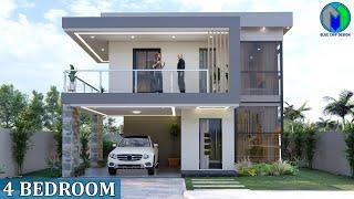 Two Storey House Design | 4 bedroom house design | Modern House Design