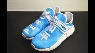 Pharrell x adidas NMD Hu "China Exclusive" Pack (Blue / Peace) from www.goodsneaker.club