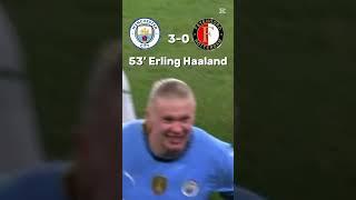 Crazy comeback Manchester City 3-3 Feyenoord Champions League 24/25 #shorts #cr7 #mrbeast #keşfet