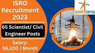 ISRO Recruitment 2023 | ISRO Job For Civil Engineers | Civil Engineering Jobs