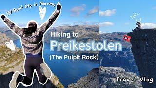 Hike to the Famous Preikestolen! The BEST hike ever!!  (The Pulpit Rock)