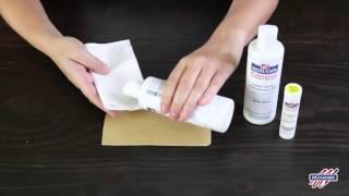 Mohawk Leather and Upholstery Stain Remover Demo ("Ink Remover")