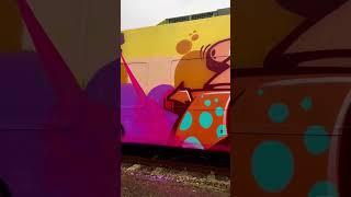 Atomoneski #wholecar #paintedtrains #subwayart #vandals #vandalism astrofat #graffiti