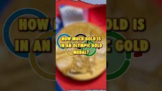 How Much Gold Is In An Olympic Gold Medal? #history #olympics #parisolympics2024