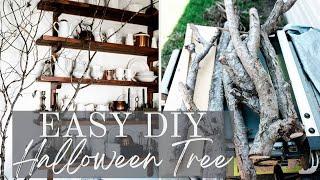 DIY Halloween Tree | Halloween Tree from Twigs