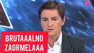 Ana Brnabic BRUTALNO zagrmela! Ovo ce se pamtiti! Evo o cemu se radi!