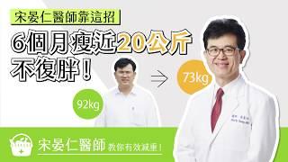 宋晏仁醫師靠這招！6個月瘦近20公斤不復胖