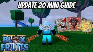 Blox Fruits Update 20 Mini Guide (New Fruit, Enchantments, New Fruit Animations)