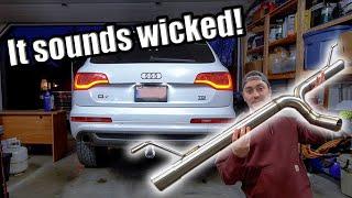 My Q7 Sounds AWESOME! - Darkside Developments Bolt-On High-Clearance Offroad Exhaust